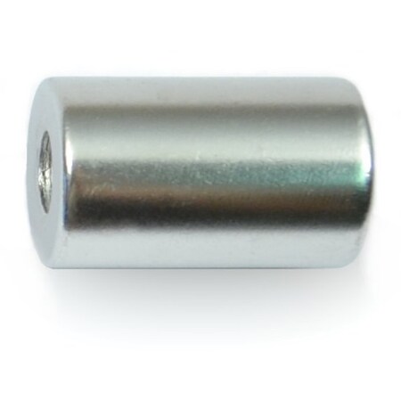Midwest Fastener Round Spacer, Polished Stainless Steel, 5/8 in Overall Lg, 1/4 in Inside Dia, 3 PK 33326